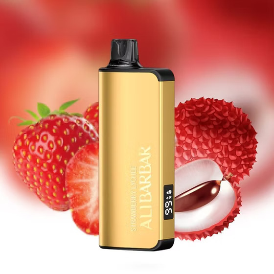 ALIBARBAR INGOT 9000 PUFF STRAWBERRY LYCHEE